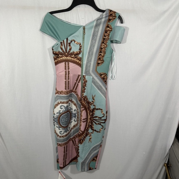 NWT $316 Ted Baker London [ 1 in TB‎ ] Versailles Print Body-Con Dress - Picture 11 of 16
